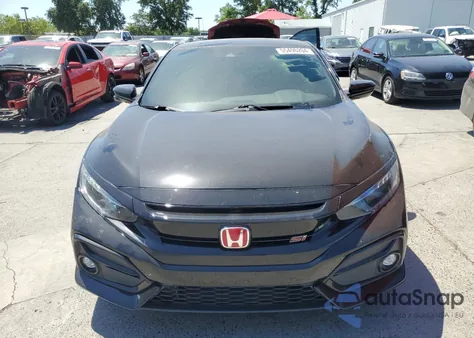 2020 Honda Civic Si из США, поврежденный, VIN 2HGFC3A57LH754592
